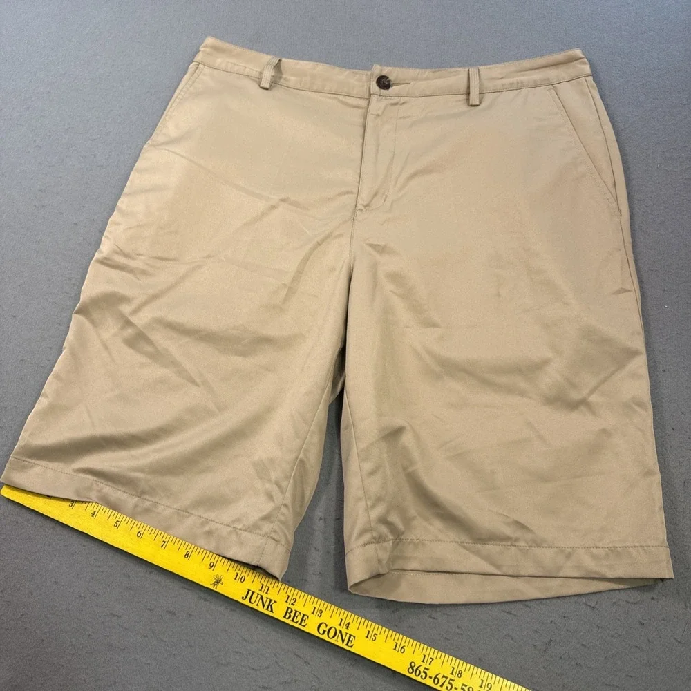 Adidas Shorts Mens 34 TAN  Climacool Golf Casual Lightweight Outdoor